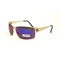 Airwalk Men's 'Kingpin' Blue and Silver Aviator Sunglasses