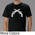 Los Angeles Pop Art Men's 'Crossed Pistols' Shirt