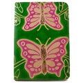 Leather Green Butterfly Passport Cover (India)
