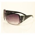 XOXO Black Edge Shield Sunglasses