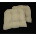 Ivory Kitchen/ Dining Chair Pads (Set of 2)