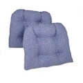 Abstract Blue Kitchen/ Dining Chair Pads (Set of 2)