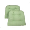 Pistachio Kitchen/ Dining Chair Pads (Set of 2)