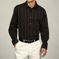 Van Heusen Men's Black Stripe Woven Shirt
