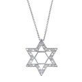 Tacori 18k White Gold 1/6ct TDW Diamond Necklace (G-H, VS1-VS2)