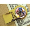 Goldtone Defenders of Freedom New York Statehood Quarter Moneyclip