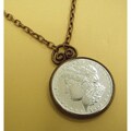 American Coin Treasures Morgan Dollar Replica Necklace