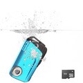 SVP Aqua HDV1000 Blue Waterproof Digital Camcorder with Micro 4GB Card