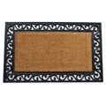 Renaissance Brush Scroll Door Mat (1'10 x 3')