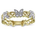 10k Yellow Gold Diamond Accent Fashion Ring