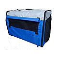 Folding Zippered Extra Small Blue Pet Carrier