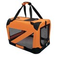 Pet Life Small 360-degree View Orange Pet Carrier