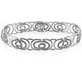14k White Gold 1 2/5ct TDW Diamond Swirl Link Bracelet (H-I, I1-I2)