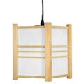 Wooden Genki Japanese Hanging Lantern (China)