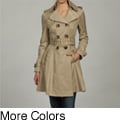 Miss Sixty Women's Double-breasted Studded Trench Coat