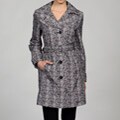 Anne Klein Women's Single-breasted Novelty Coat