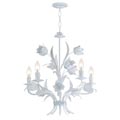 Southport 5-light White Floral Chandelier