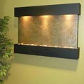 Adagio Reflection Creek Black Finish Wall-mounted Water Feature