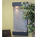 Adagio Whispering Creek Black Finish Wall-mounted Water Feature