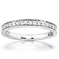14k White Gold 1/6ct TDW Diamond Wedding Band (H-I, I1-I2)