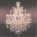 Maria Theresa 13-light 2-tier Antique French Gold/ Crystal Chandelier