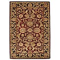 Hand-tufted Rano Red Oriental Wool Rug (8' x 10'6)