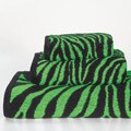 Lime Zebra 3-piece Cotton Towel Set