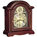 Seth Thomas Sturbridge Cherry Brown Hardwood Chime Mantel Clock