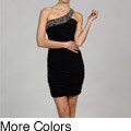 Issue New York Women's One-shoulder Sequin Accent Cocktail Dress