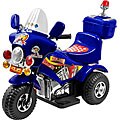 Lil' Rider Battery Operated Blue Police Trike