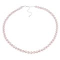 Crystale Silvertone Pink Faux Pearl 20-inch Necklace