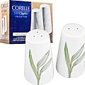 Corelle LifeStyles Collection White Flower Salt and Pepper Set