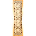 Afghan Oushak Beige/ Brown Wool Rug (2'5 x 10')