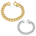 Turquoise-detailed 7.5-inch Curb Bracelet