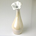 Porcelain Pearl Cream Flower Vase