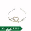 Bow Clippeez 2 Envy Heart Rhinestone Princess Tiara