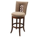 Lakeshore 26-inch Wood Russet Cordovan Swivel Counter Stool