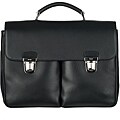 Prada VR0038 Black Leather Briefcase