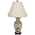 Secret Garden Birds Porcelain Table Lamp