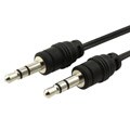 Black Retractable 3.5mm Audio Extension Cable (Pack of 2)