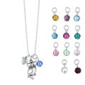 Charming Life Sterling Silver Owl Charm Necklace