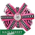 Lil Sweety's Bowtique Girly Candy Skull Bottle Cap Hair Bow