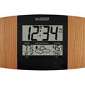 La Crosse Technology WS-8157OAK-IT Atomic Clock with Weather Forecast