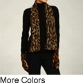 La Florentina 2-piece Leopard Print Glove and Scarf FINAL SALE