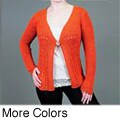 Lou Lou Women's Single-button Long Sleeve Cardigan
