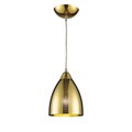 Polished Gold 1-light Pendant Light Fixture