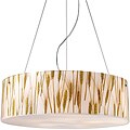 Wheat Polished Chrome 5-light Pendant