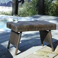 Outdoor Wicker Folding Table