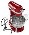 KitchenAid RKP26M1XER Empire Red Professional 600 6-Quart Bowl Lift Stand Mixer (Refurbished)
