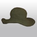 Women's Cotton Crocheted Olive Wide Brim Hat (Indonesia)
